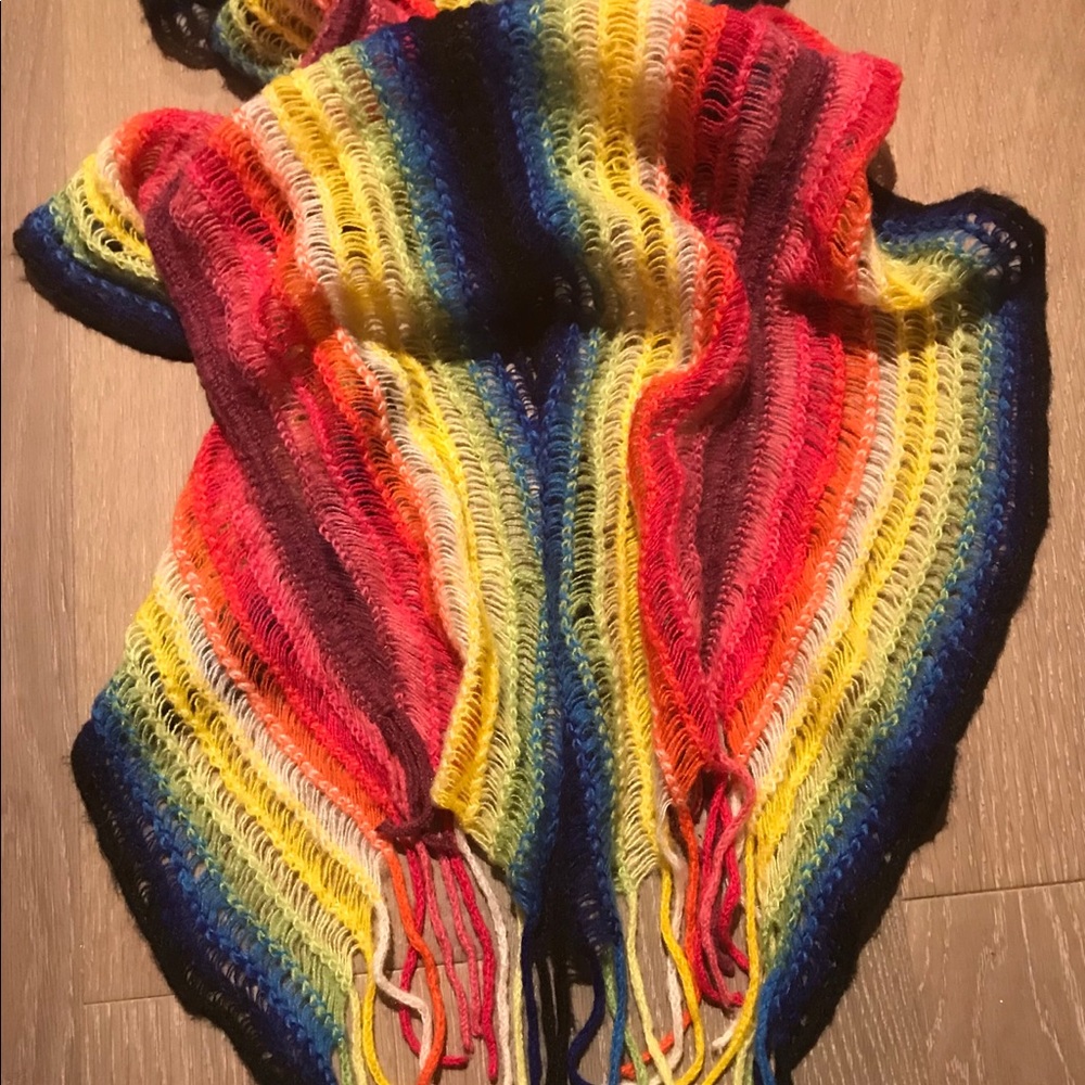 Colorful Wool Scarf - Picture 3 of 6